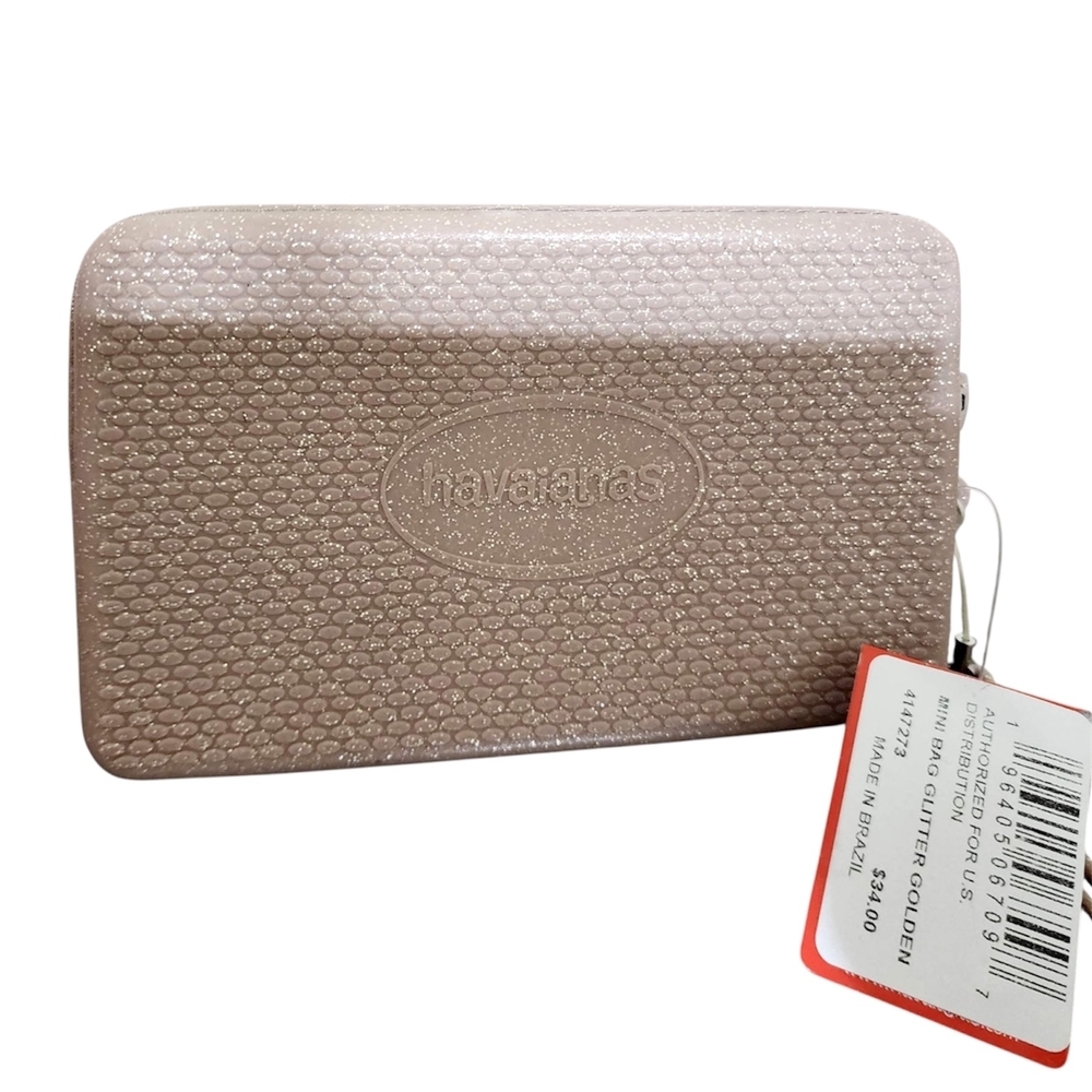 Havaianas Glittery Gold Wallet